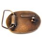 Vintage Indiana Metal Craft Buck & Doe Deer Mountains Belt Buckle