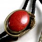Southwest Western Fools Gold ? Sparkley Red Bolo 2172014