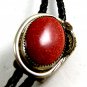 Southwest Western Fools Gold ? Sparkley Red Bolo 2172014