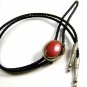 Southwest Western Fools Gold ? Sparkley Red Bolo 2172014