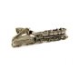 Vintage Silvertone Pennsylvania Train Tie Clasp by RMS