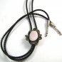 Southwest Western Rose Quartz Bolo