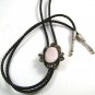 Southwest Western Rose Quartz Bolo