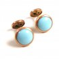 Victorian / Edwardian Goldtone Turquoise Cufflinks 22514