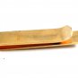 Vintage Goldtone & Moonstone (Costume ?) Tie Clasp by FLEX LET QUALITY