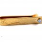 Vintage Goldtone & Moonstone (Costume ?) Tie Clasp by FLEX LET QUALITY