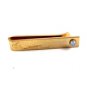 Vintage Goldtone & Moonstone (Costume ?) Tie Clasp by FLEX LET QUALITY