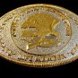 Vintage North American Hunting Club Life Member American Eagle Belt Buckle