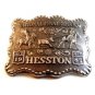 1987 Hesston National Finals Rodeo Calf Roping Belt Buckle