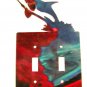 Shark Double Light Switch Cover Plate by Steel Images USA 42715