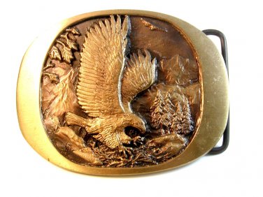 American Eagle Endangered Species Bronze Belt Buckle by High Mesa