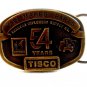 Vintage Tisco 54 Years All Makes Parts Belt Buckle