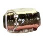 Western Silvertone Green Saddle Belt Buckle #102113