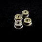 Art Deco Silvertone Mother of Pearl Cufflinks by EVER SNAP 102714b