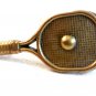 Vintage Solid Brass Badmitten Tennis Racket Belt Buckle