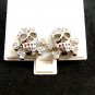 Small Skull CZs Pierced Studs Earrings 12092013yt