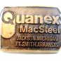 Vintage Quanex Mac Steel Jackson, Michigan Ft Smith, Arkansas Belt Buckle