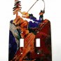 Cowboy ? Fishing Double Light Switch Cover Plate by LaZart 030315R