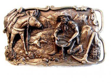 1981 Siskiyou Miner Belt Buckle