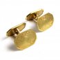 Edwardian / Deco Goldtone Cufflinks by HWKCO 22514