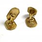 Edwardian / Deco Goldtone Cufflinks by HWKCO 22514