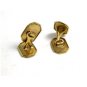 Edwardian / Deco Goldtone Cufflinks by HWKCO 22514