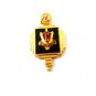Initial Letter C High School Enameled Charm / Pendant / Key 52714 by Kinney