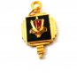 Initial Letter C High School Enameled Charm / Pendant / Key 52714 by Kinney