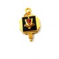 Initial Letter C High School Enameled Charm / Pendant / Key 52714 by Kinney