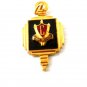 Initial Letter C High School Enameled Charm / Pendant / Key 52714 by Kinney