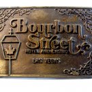 Vintage Bourbon Street Hotel Casino Las Vegas Belt Buckle