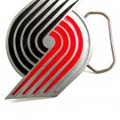 Portland Trail Blazers Basketball Logo Belt Buckle