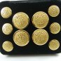 10 In Box Motto Of SC Brass Railroad Buttons by American Heritage 100214