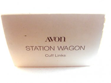 Vintage 1972 Avon Station Wagon Cuff Links MIB