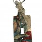 Buck Deer Head Single Switch Outlet Cover Plate by LaZart USA 6915