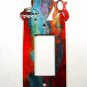 Pueblo Pottery Single Rocker Outlet Cover Plate by Steel Images USA 030515B