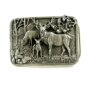 1982 Siskiyou Deer in the Woods Belt Buckle 11042013
