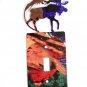 Moose & Mountain Single Light Switch Cover Plate by Steel Images USA 6515RR