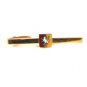 Vintage Pegasus Horse Red & Yellow Flag Tie Clasp by Hickok USA
