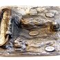 Large Vintage 1994 Bergamont Enameled Buck Deer  Belt Buckle
