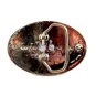Western Silvertone Cowboy Boots Belt Buckle #102113c