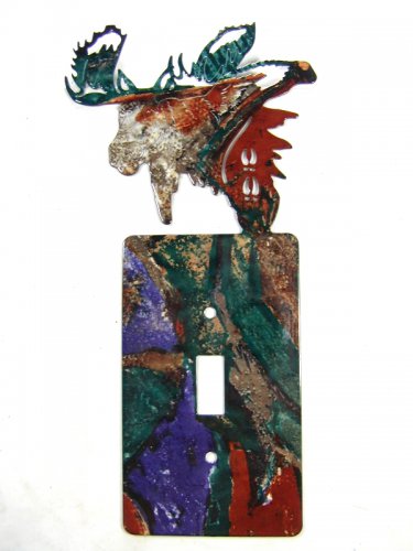 Moose Single Switch Outlet Cover Plate by LaZart USA 6915