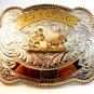 2005 ZD Roping Rodeo Western Cowboy Belt Buckle by Justin