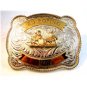 2005 ZD Roping Rodeo Western Cowboy Belt Buckle by Justin