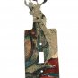 Buck Deer Single Switch Outlet Cover Plate by LaZart USA 6915
