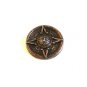 Mexican Eagle Mark Sterling Silver Aztec Calender Brooch