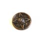 Mexican Eagle Mark Sterling Silver Aztec Calender Brooch