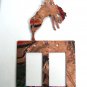 Cowboy Broncho Busting Double Rocker Outlet Cover Plate Steel Images USA 051315