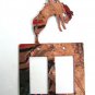 Cowboy Broncho Busting Double Rocker Outlet Cover Plate Steel Images USA 051315