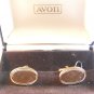 Vintage 1971 Avon Citation Brushed Oval Cuff Links MIB